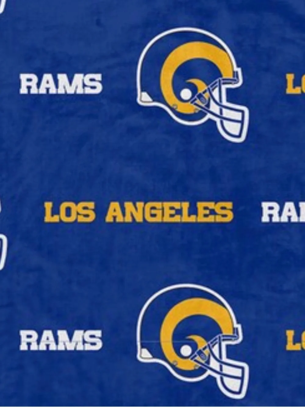 Los Angeles Rams Cathay Sports New (NWT) Reversible Plush Throw